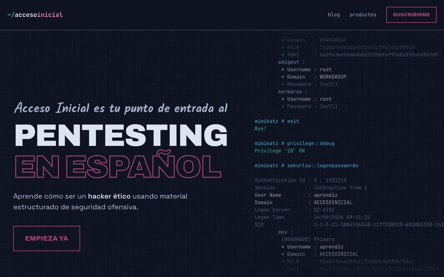 Acceso Inicial, Offensive security